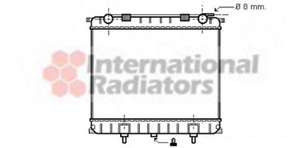 Imagine Radiator, racire motor VAN WEZEL 02002125