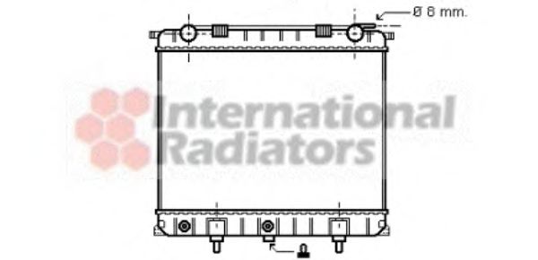 Imagine Radiator, racire motor VAN WEZEL 02002132