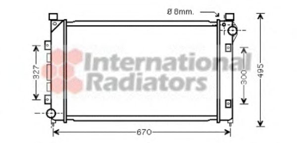 Imagine Radiator, racire motor VAN WEZEL 02002163