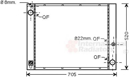 Imagine Radiator, racire motor VAN WEZEL 02002183