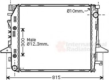 Imagine Radiator, racire motor VAN WEZEL 02002198