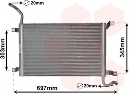 Radiator, racire motor VAN WEZEL 02002223 #2