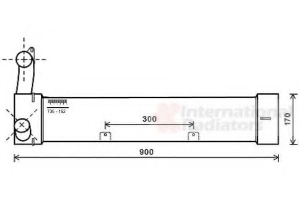 Imagine Intercooler, compresor VAN WEZEL 02004214