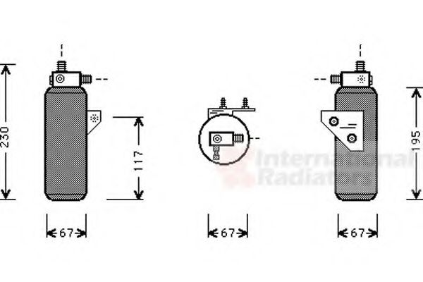 Imagine uscator,aer conditionat VAN WEZEL 0200D144