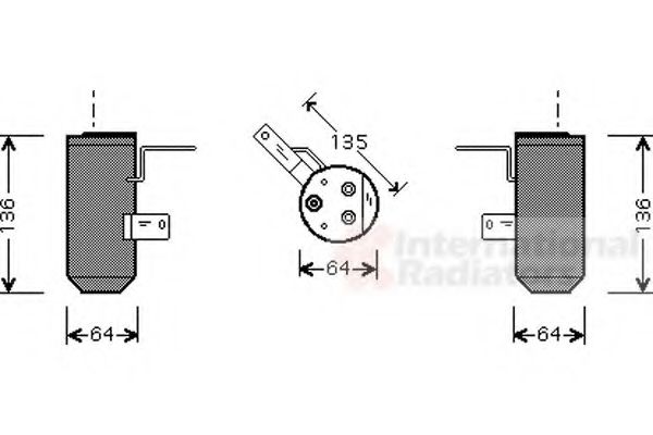 Imagine uscator,aer conditionat VAN WEZEL 0200D160