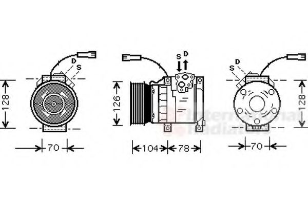Compresor, climatizare VAN WEZEL 0200K168 #1