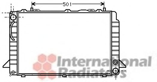 Imagine Radiator, racire motor VAN WEZEL 03002085