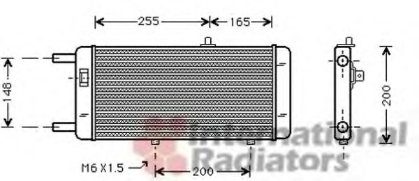 Imagine Radiator, racire motor VAN WEZEL 03002087