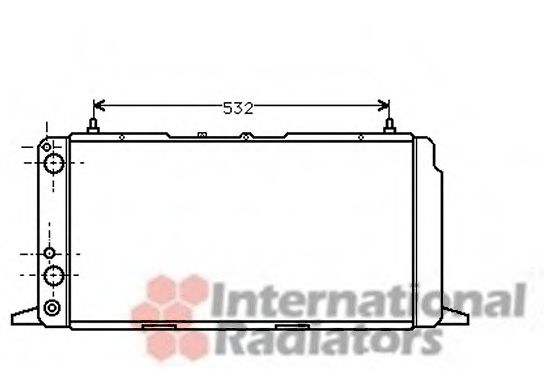 Imagine Radiator, racire motor VAN WEZEL 03002091