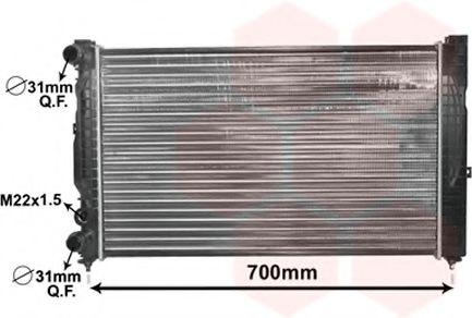 Imagine Radiator, racire motor VAN WEZEL 03002123