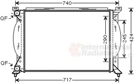 Imagine Radiator, racire motor VAN WEZEL 03002195