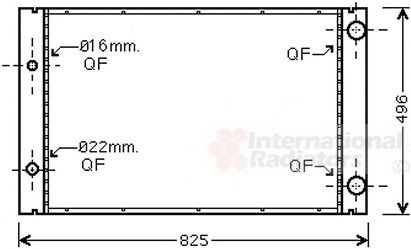 Imagine Radiator, racire motor VAN WEZEL 03002268