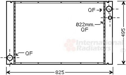 Imagine Radiator, racire motor VAN WEZEL 03002289