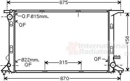 Imagine Radiator, racire motor VAN WEZEL 03002290