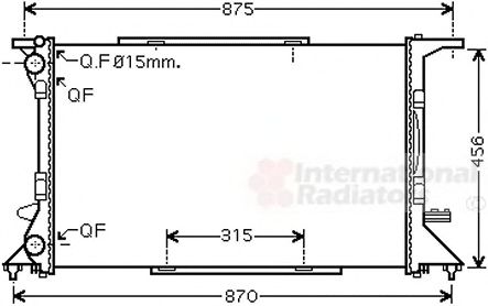 Imagine Radiator, racire motor VAN WEZEL 03002306