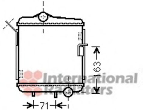 Imagine Radiator, racire motor VAN WEZEL 03002311