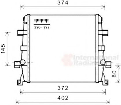 Imagine Radiator, racire motor VAN WEZEL 03002362