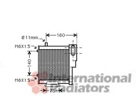 Imagine Radiator ulei, ulei motor VAN WEZEL 03003265