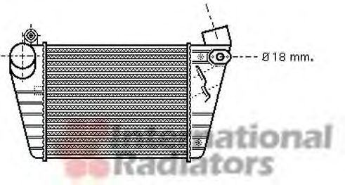 Imagine Intercooler, compresor VAN WEZEL 03004185