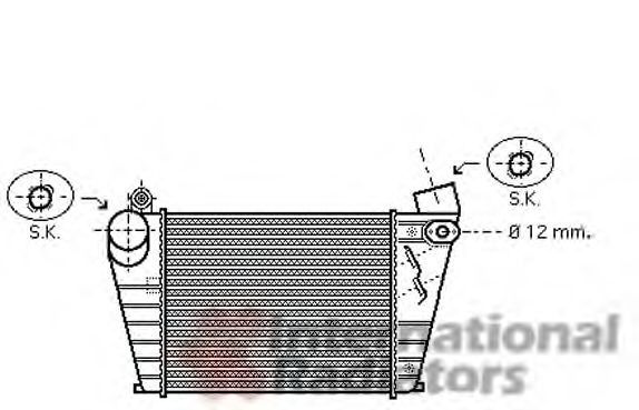 Imagine Intercooler, compresor VAN WEZEL 03004200