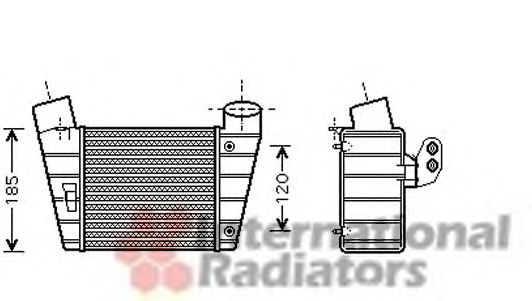 Imagine Intercooler, compresor VAN WEZEL 03004208