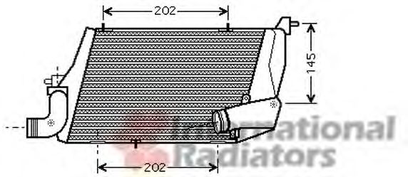 Imagine Intercooler, compresor VAN WEZEL 03004218