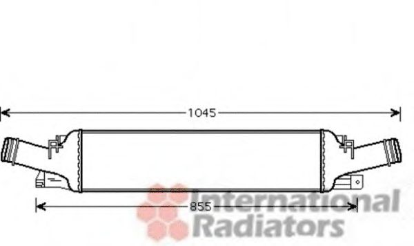 Imagine Intercooler, compresor VAN WEZEL 03004294