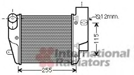 Imagine Intercooler, compresor VAN WEZEL 03004302