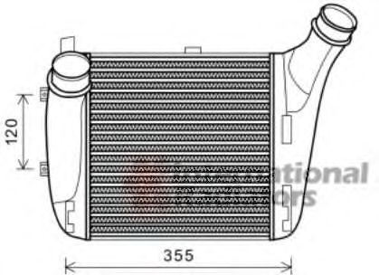 Imagine Intercooler, compresor VAN WEZEL 03004318