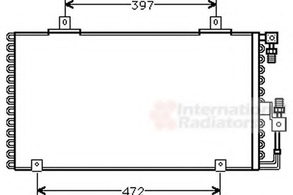 Imagine Condensator, climatizare VAN WEZEL 03005106