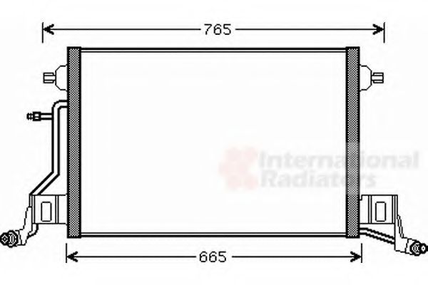 Imagine Condensator, climatizare VAN WEZEL 03005264