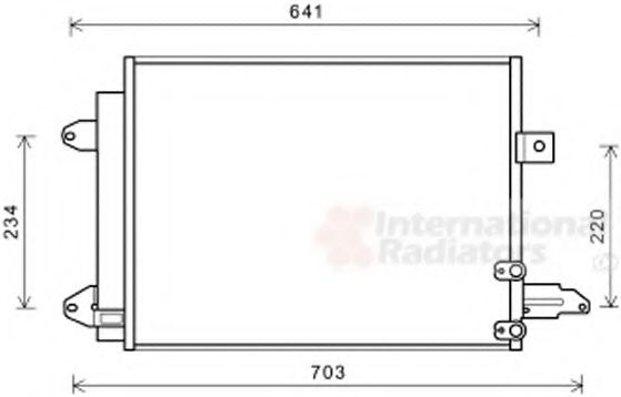 Imagine Condensator, climatizare VAN WEZEL 03005367