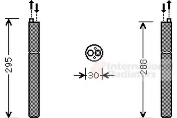 Imagine uscator,aer conditionat VAN WEZEL 0300D298