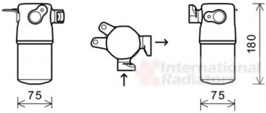 Imagine uscator,aer conditionat VAN WEZEL 0300D347