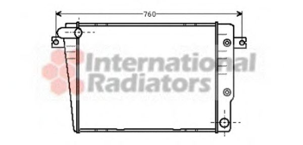 Imagine Radiator, racire motor VAN WEZEL 06002018