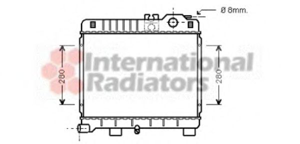 Imagine Radiator, racire motor VAN WEZEL 06002027