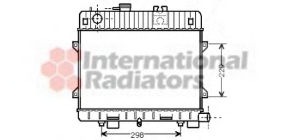 Imagine Radiator, racire motor VAN WEZEL 06002032