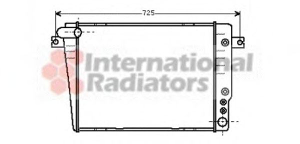 Imagine Radiator, racire motor VAN WEZEL 06002035