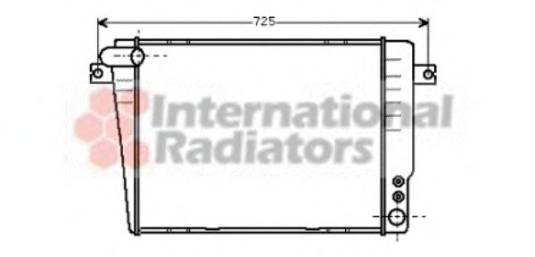 Imagine Radiator, racire motor VAN WEZEL 06002036