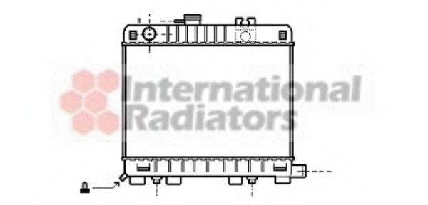 Imagine Radiator, racire motor VAN WEZEL 06002042