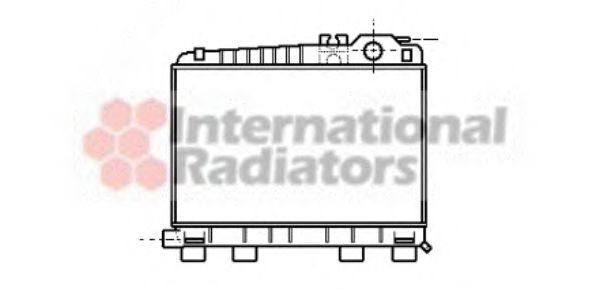 Imagine Radiator, racire motor VAN WEZEL 06002043