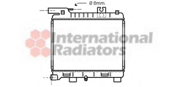 Imagine Radiator, racire motor VAN WEZEL 06002055