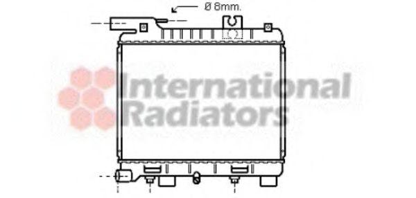 Imagine Radiator, racire motor VAN WEZEL 06002056