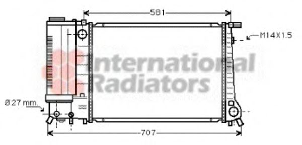 Imagine Radiator, racire motor VAN WEZEL 06002090