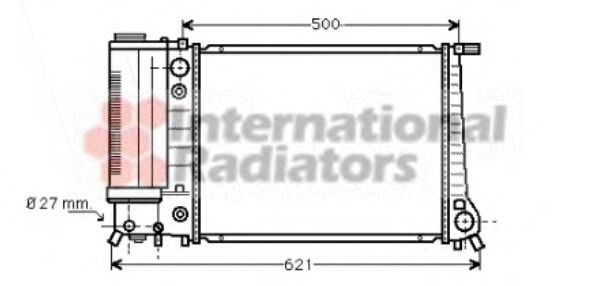 Imagine Radiator, racire motor VAN WEZEL 06002106