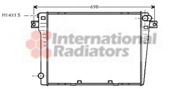 Imagine Radiator, racire motor VAN WEZEL 06002109