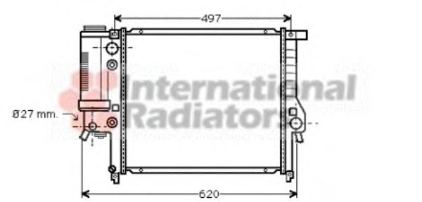 Imagine Radiator, racire motor VAN WEZEL 06002125