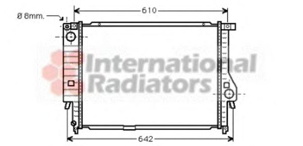 Imagine Radiator, racire motor VAN WEZEL 06002132