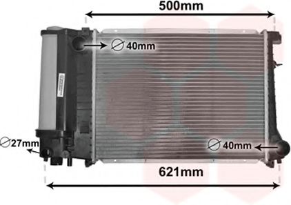 Imagine Radiator, racire motor VAN WEZEL 06002135