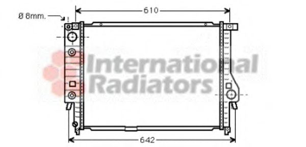 Imagine Radiator, racire motor VAN WEZEL 06002136